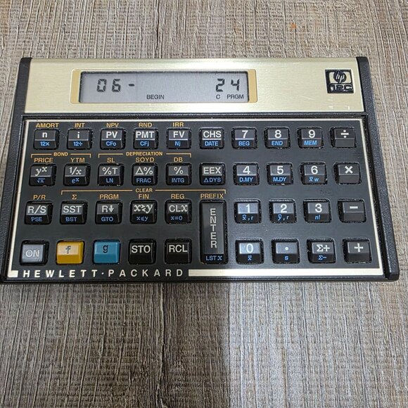 Vintage HP 12C Calculator Made in USA – Tested Working Vintage Hewlett-Packard - Picture 11 of 16